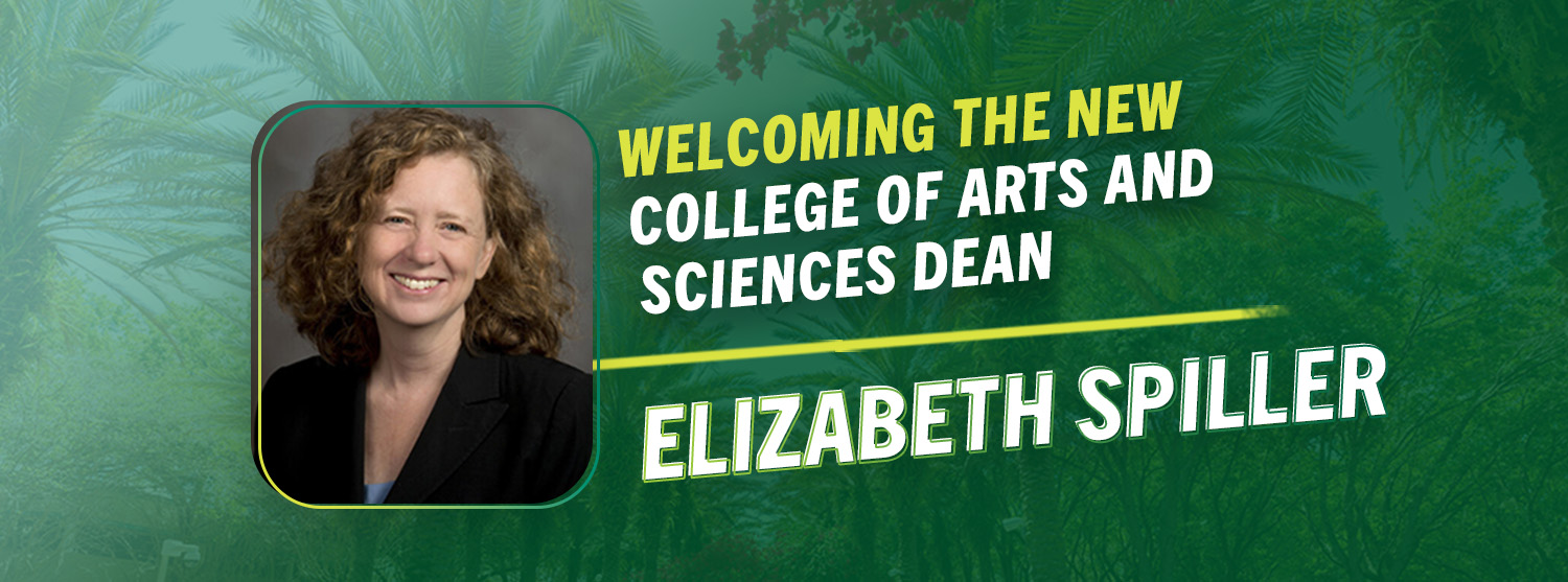 Welcoming the new college of arts and sciences dean, Elizabeth Spiller