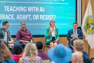 ai panel on stage