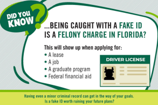 Fake Identification Warning