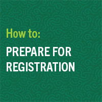 prepare for registration
