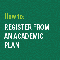 register from an academic plan