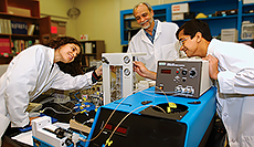 I-Corps team in lab