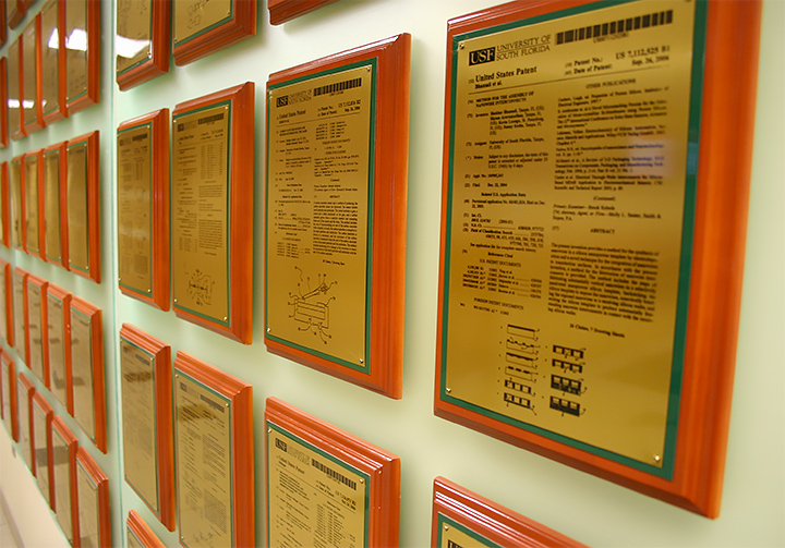 USF patent wall