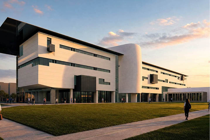 Mockup image of a new building 