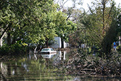 car underwater