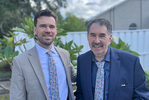 Professor Goldgof and son