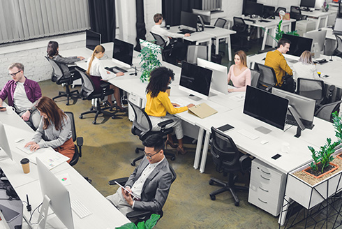 office workers
