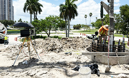 concrete measurement tool
