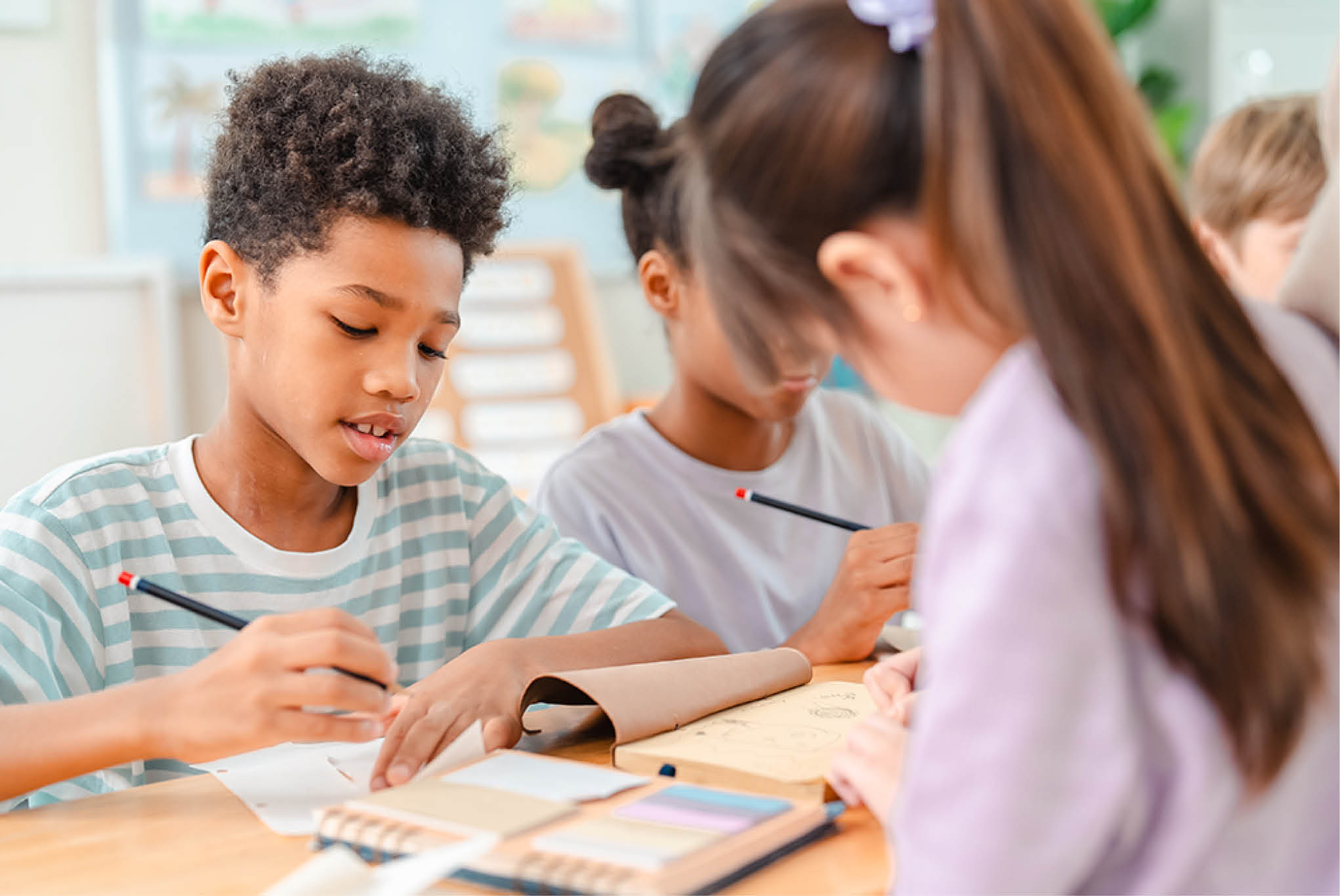 Children in a classroom setting