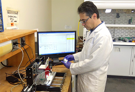 USF electrical engineering associate professor Arash Takshi 