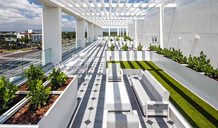 Research Park building rooftop