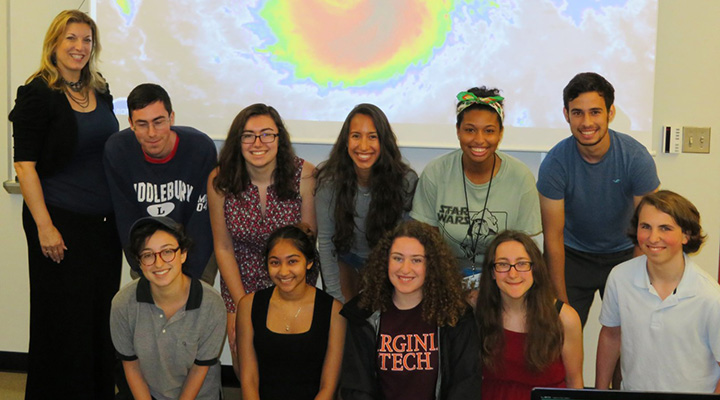 REU students