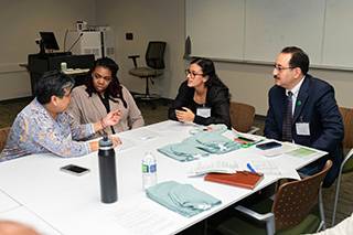 people around conference table