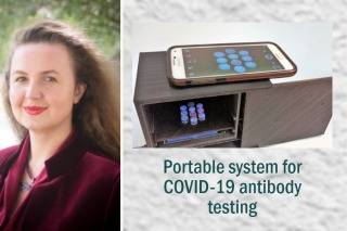 Dr. Anna Pyayt and the Portable system for COVID-19 antibody testing based on Mobile ELISA, Deep Learning and AI