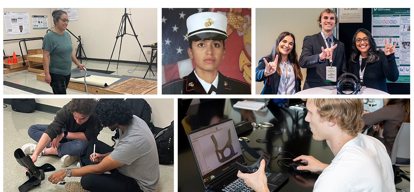 Florida military veteran improves mobility, comfort with medical device invented by USF engineering students
