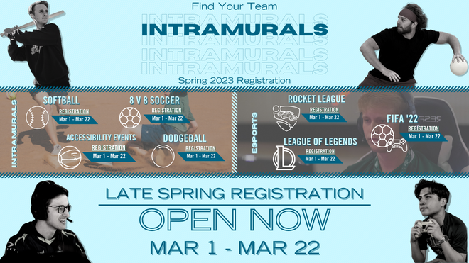 Late Spring 2023 IM Registration