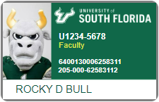 USF Faculty Card