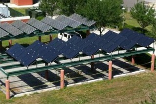 Solar PV System at Engineering/CUTR Parking Area