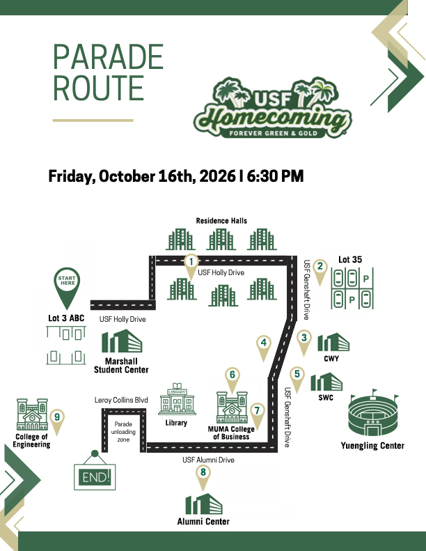 parade route parade route with watch party location pins