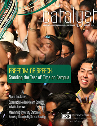 Spring 2016 Issue of the Catalyst Cover