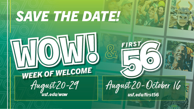 Week of Welcome & First 56 Save the Date