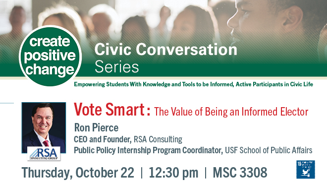 Civic Conversation Series: Vote Smart- the Value of Being an Informed Elector