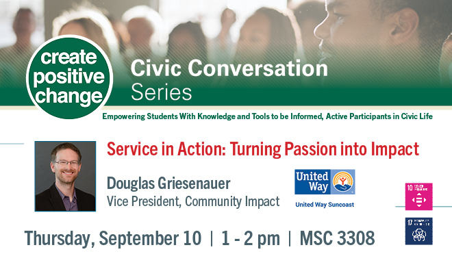 Civic Conversation Series: Service in Action, Turning Passion into Impact