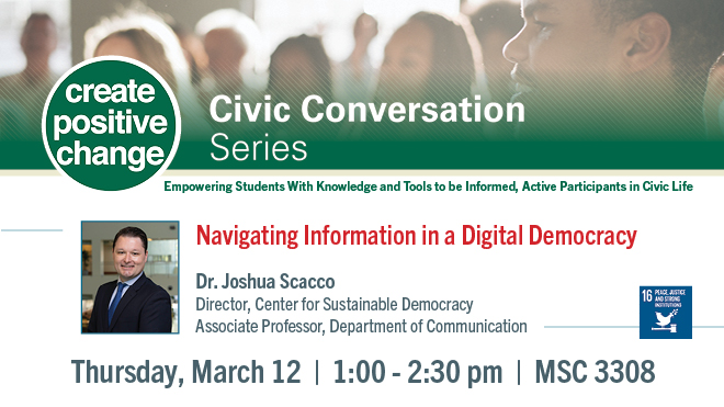 Civic Conversation Series: Navigating Information in a Digital Democracy 