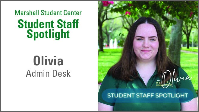 Student Staff Spotlight Olivia