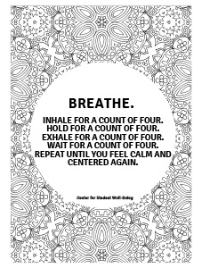 Breathe coloring page
