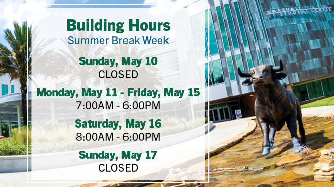 MSC Summer Building Hours