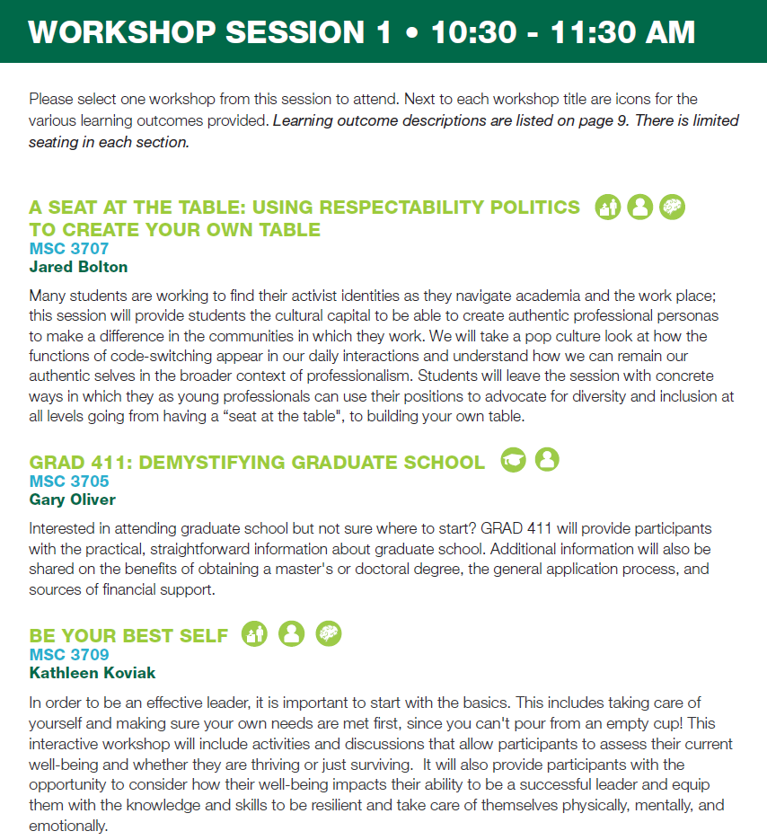 ISLC Workshop Sessions 1