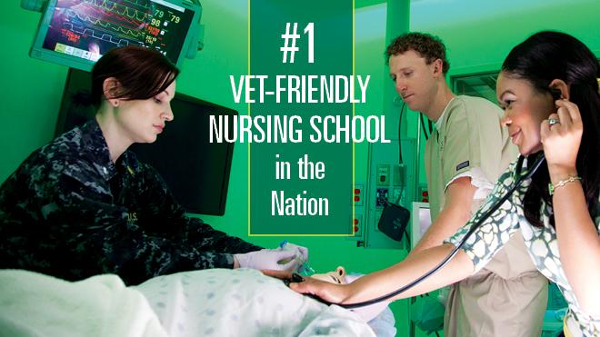 #1 Vet-Friendly Nursing School in the Nation