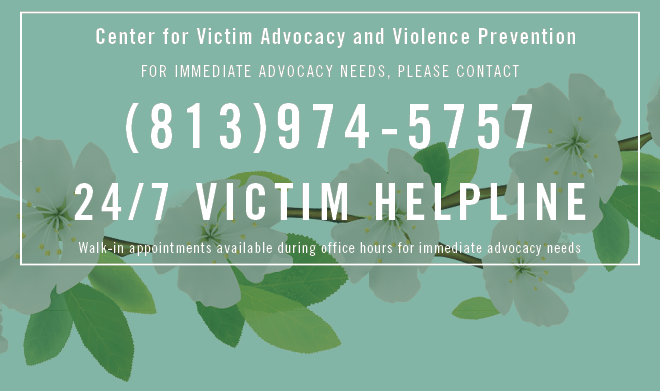 Call the 24/7 Victim Helpline for immediate advocacy needs!