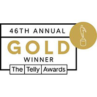 46th Annual Gold Winner. The Telly Awards