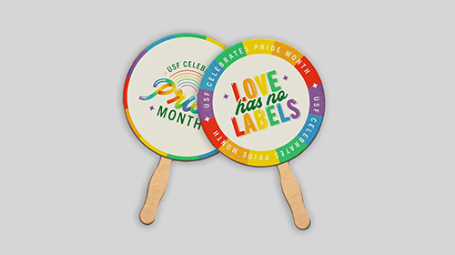 "Love has no Labels" Pride Month DIY Paddle Mockup 
