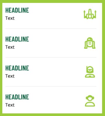 Screenshot of the Call to Action widget.