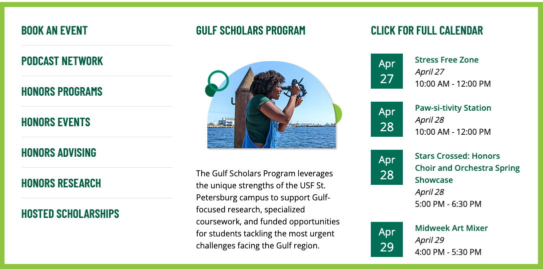 Screenshot highlighting the Widget row section of a Default Homepage