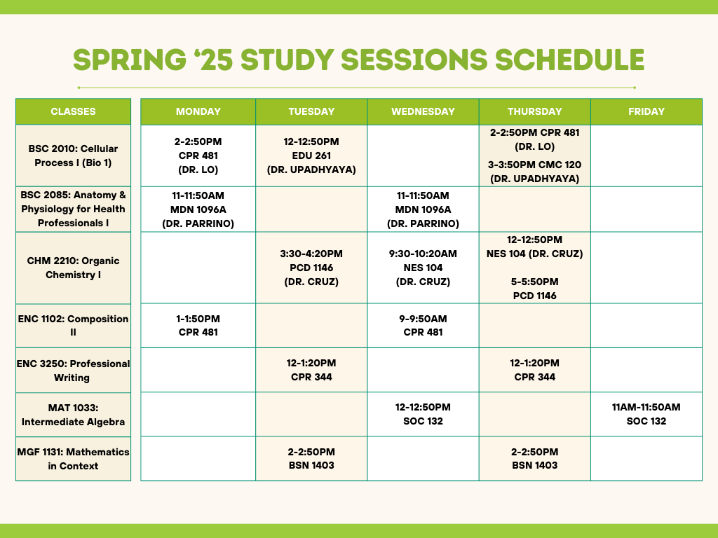 pass schedule