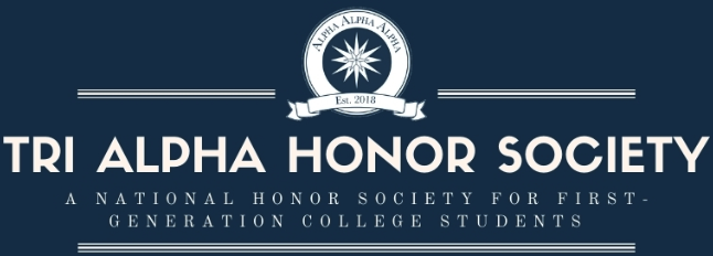 Tri-Alpha Honor Society Banner
