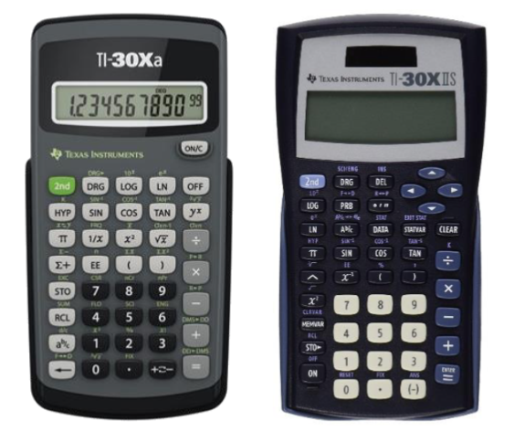 Approved Calculators