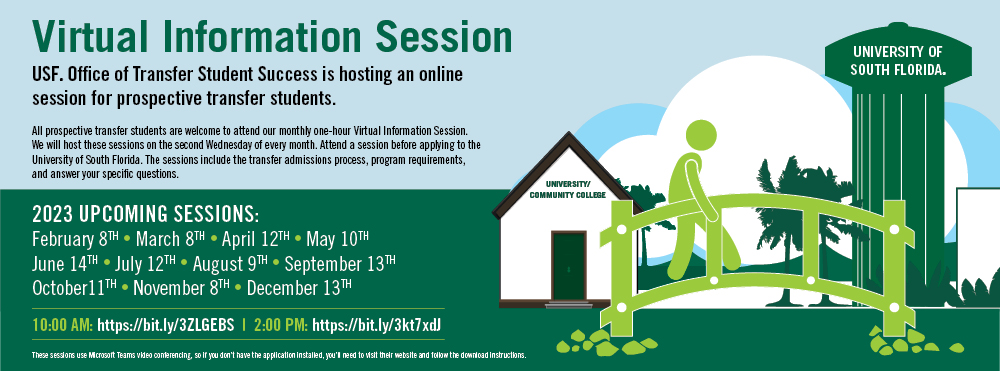 Virtual Information Sessions