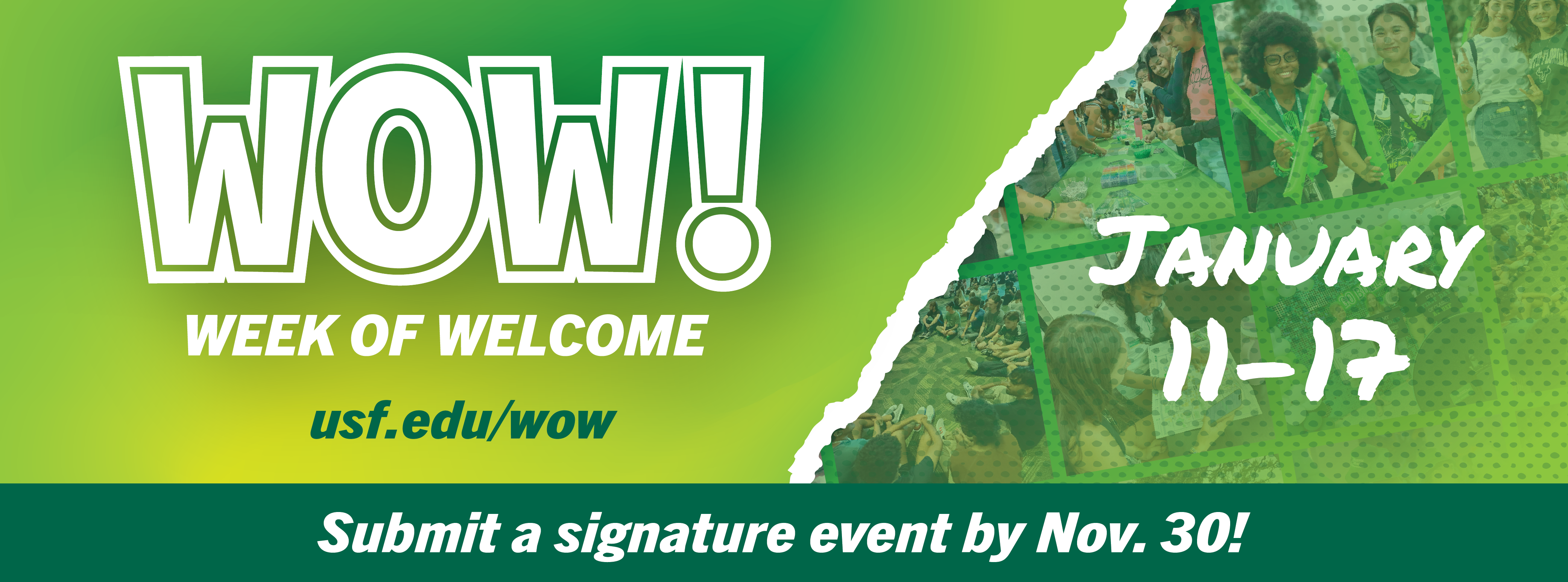 Happy Week of Welcome!