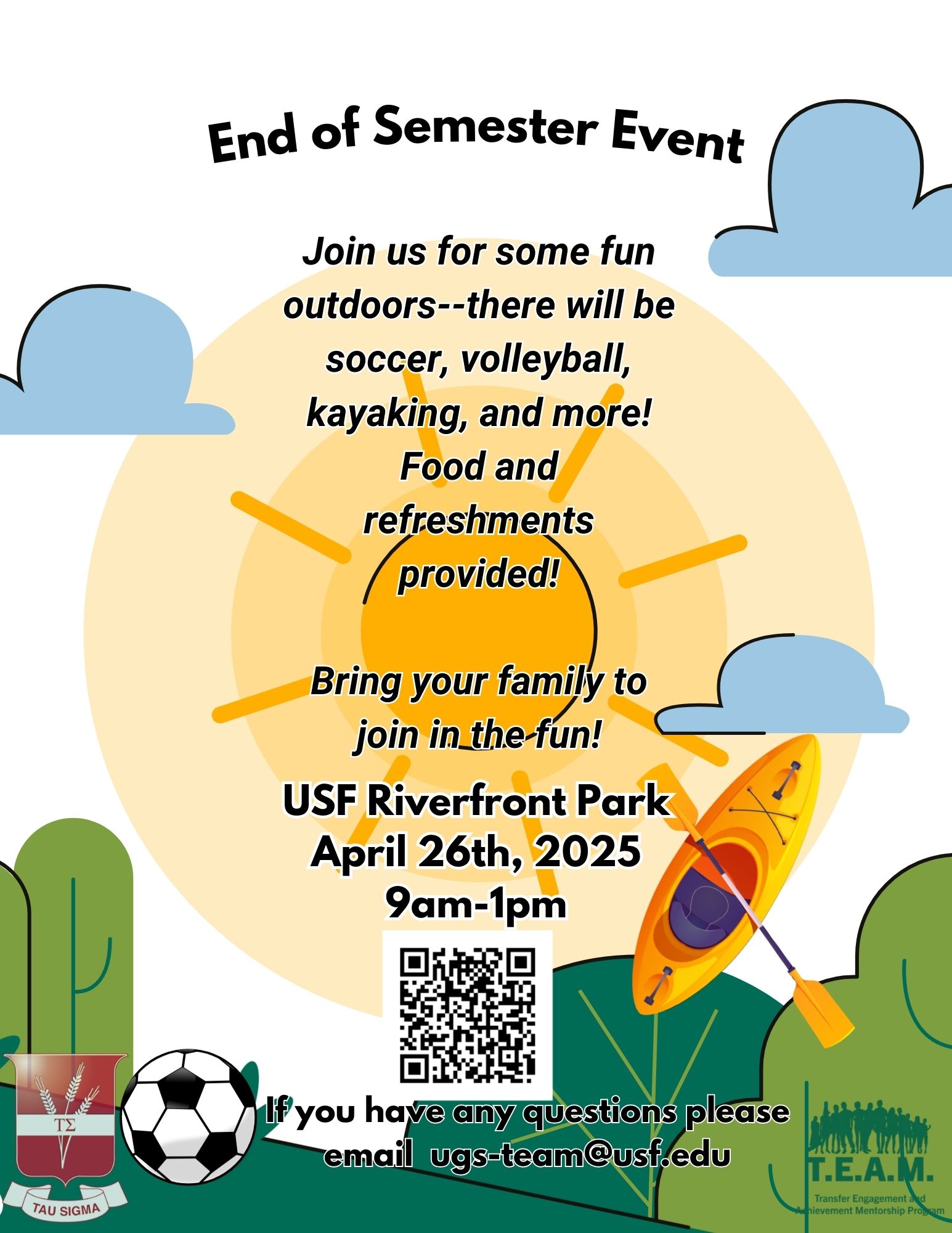 team end of semester event spring 2025