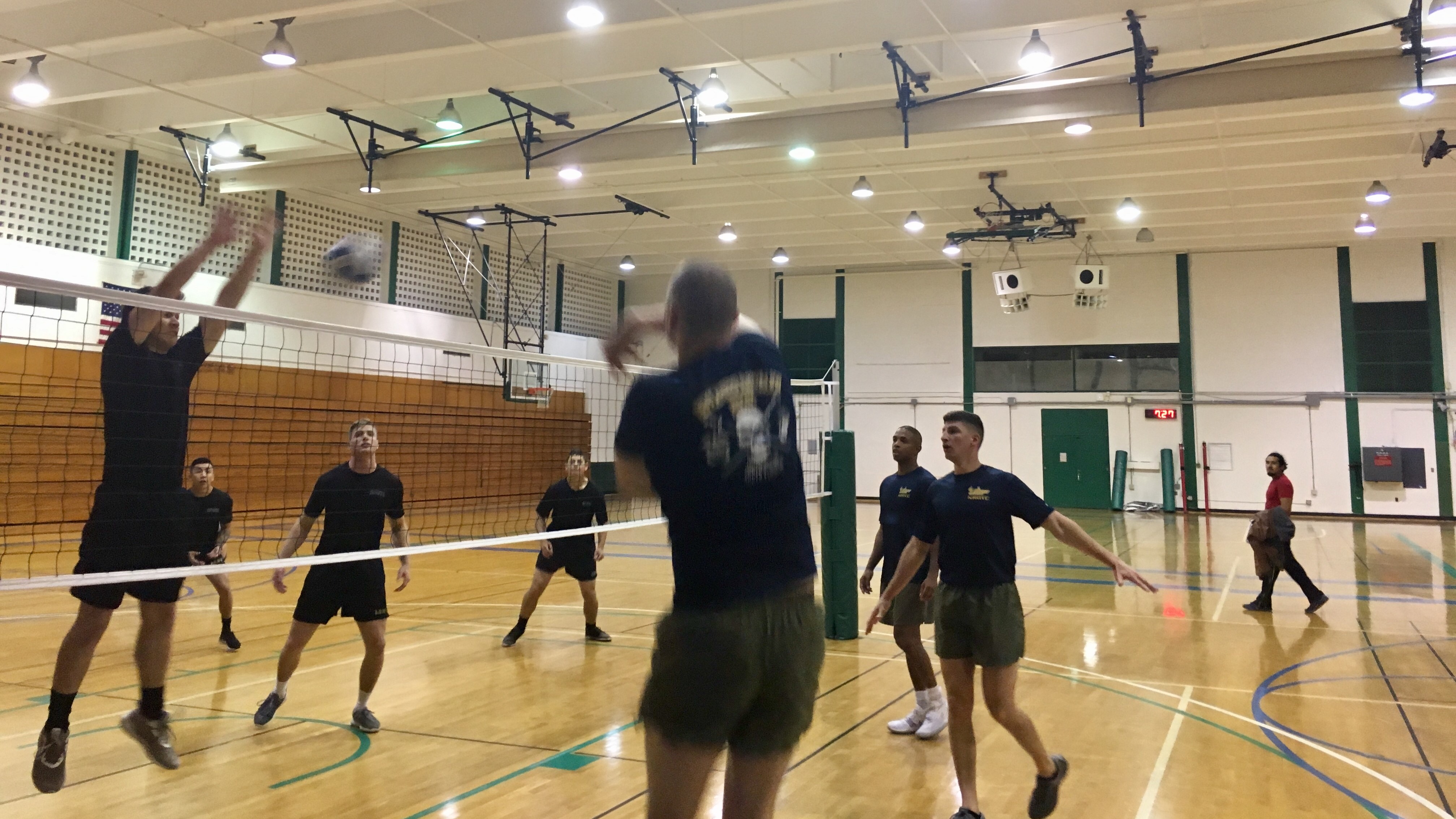 navy air force volleyball