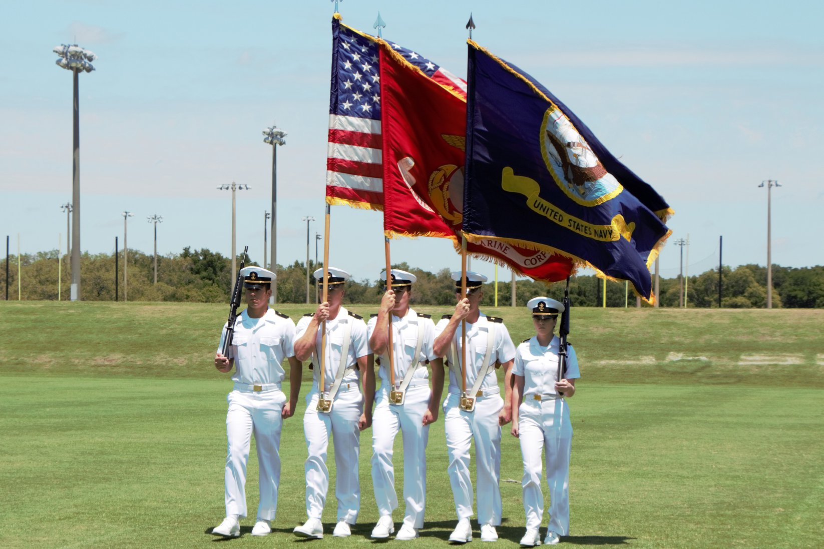 Pass in Review Color Guard