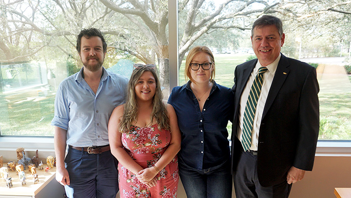 UK Scholars with Dr. Brindley