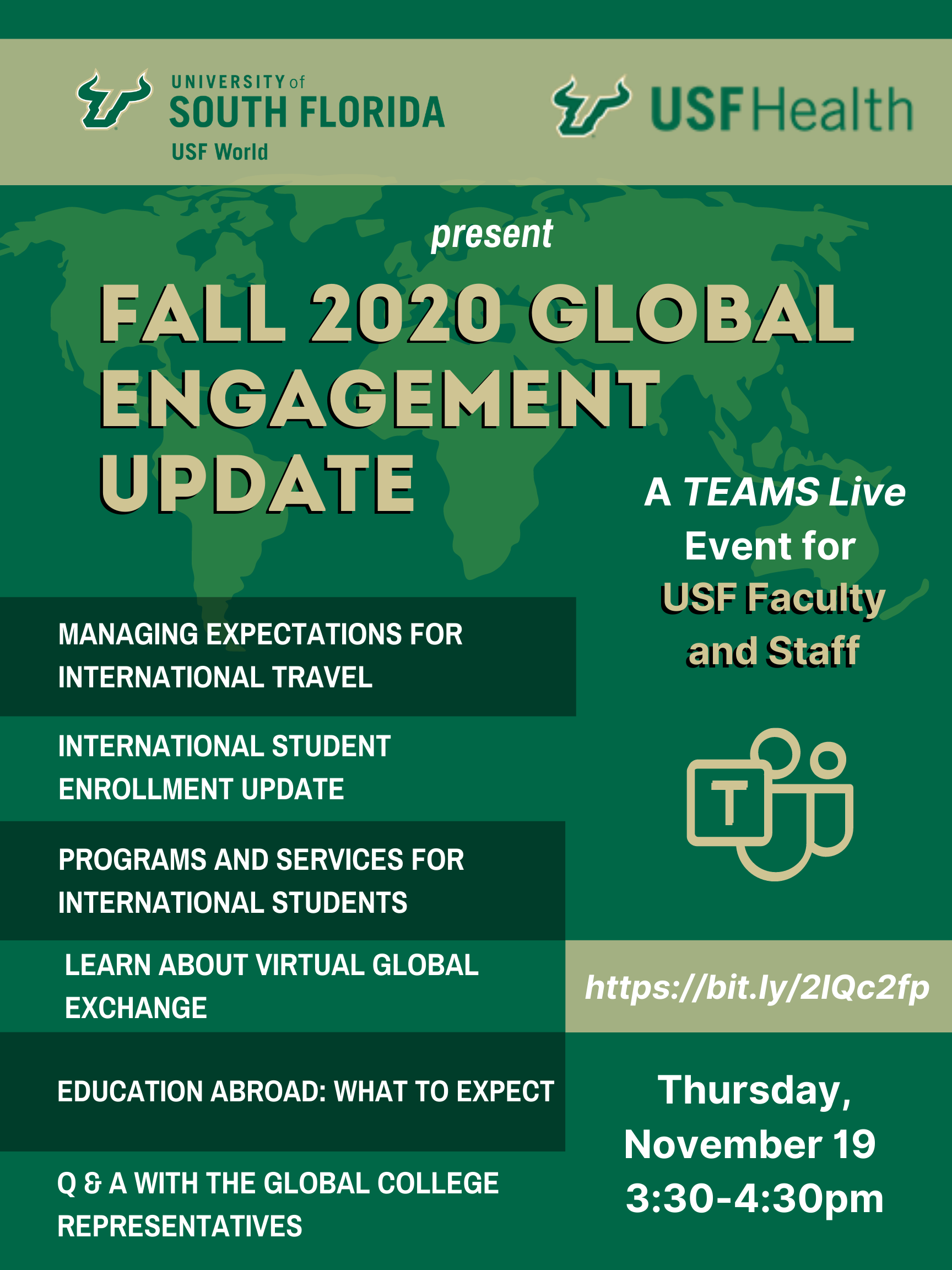 Fall 2020 Global Engagaement Update