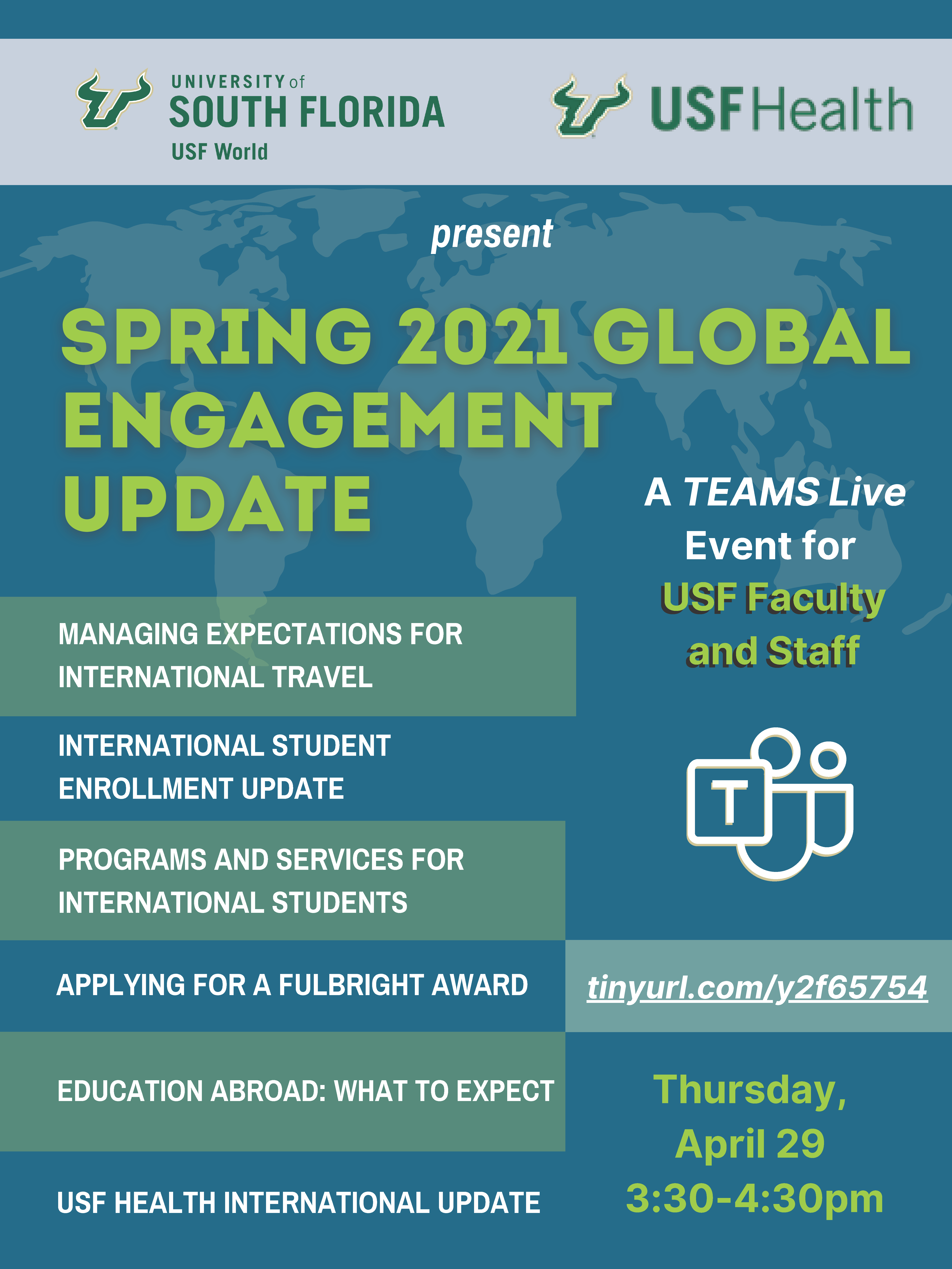 USF World Spring 2021 global engagement update