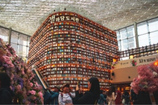 image of South Korean indoor shopping district